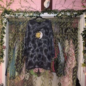 Sun and Moon Tie-Dye Sweatshirt